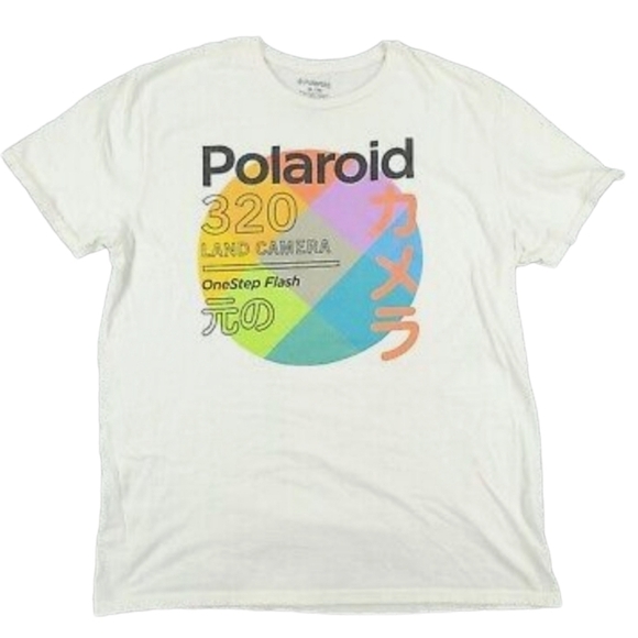 Polaroid retro white t-shirt unisex - Picture 5 of 5